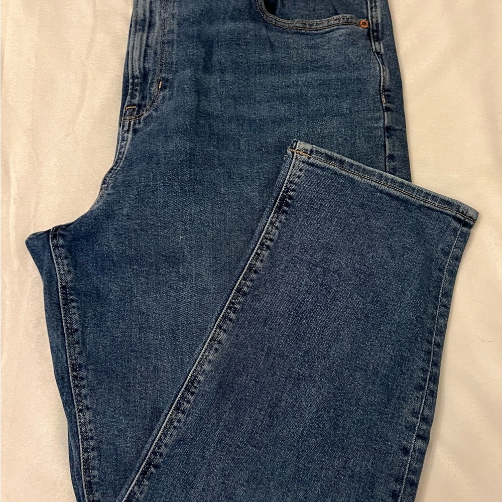 American Eagle Outfitters Dark Blue Mom Jeans